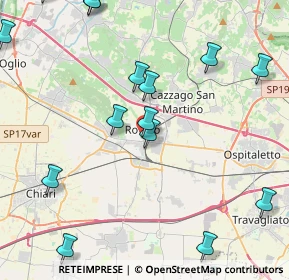 Mappa Via S. Martino della Battaglia, 25038 Rovato BS, Italia (6.10789)