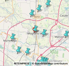 Mappa Via Roma, 31021 Mogliano Veneto TV, Italia (6.778)