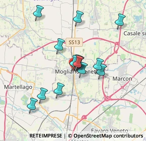 Mappa Via XXVIII Aprile, 31021 Mogliano Veneto TV, Italia (3.01857)