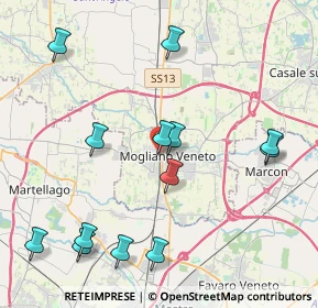 Mappa Via XXVIII Aprile, 31021 Mogliano Veneto TV, Italia (4.66154)