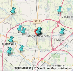 Mappa Via XXVIII Aprile, 31021 Mogliano Veneto TV, Italia (3.735)