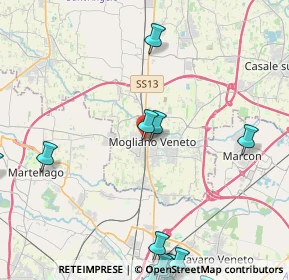 Mappa Via XXVIII Aprile, 31021 Mogliano Veneto TV, Italia (6.452)