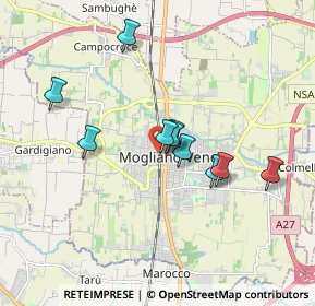 Mappa Via XXVIII Aprile, 31021 Mogliano Veneto TV, Italia (1.74636)