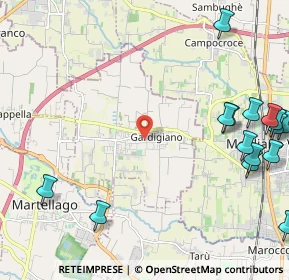 Mappa Via Don Giovanni Bosco, 30037 Scorzè VE, Italia (3.376)