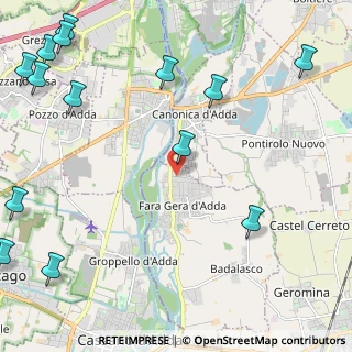 Mappa Via Martiri di Cefalonia e Corfù, 24045 Fara Gera d'Adda BG, Italia (3.37857)