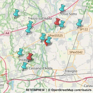 Mappa Via Martiri di Cefalonia e Corfù, 24045 Fara Gera d'Adda BG, Italia (4.58077)