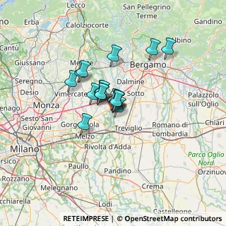 Mappa Via Martiri di Cefalonia, 24045 Fara Gera D'Adda BG, Italia (8.29647)