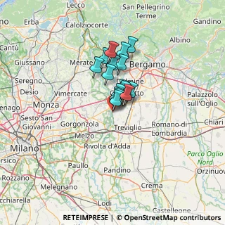 Mappa Via Martiri di Cefalonia, 24045 Fara Gera D'Adda BG, Italia (7.65875)