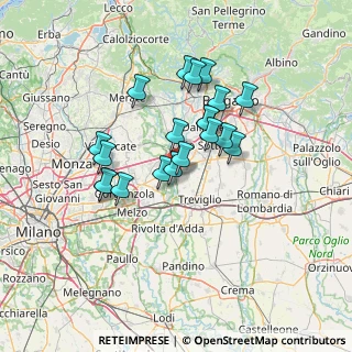 Mappa Via Martiri di Cefalonia, 24045 Fara Gera D'Adda BG, Italia (11.2945)