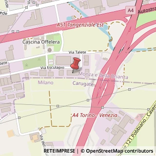 Mappa Via Esculapio, 30, 20864 Agrate Brianza, Monza e Brianza (Lombardia)