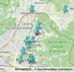 Mappa Via Congrega, 25133 Brescia BS, Italia (2.18833)