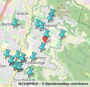 Mappa Via Congrega, 25133 Brescia BS, Italia (1.2585)