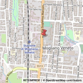 Mappa Via Guglielmo Marconi, 22, 31021 Mogliano Veneto, Treviso (Veneto)