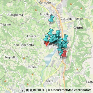 Mappa Via Pirandello, 36070 Trissino VI, Italia (1.042)