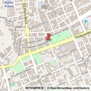Mappa Via Guglielmo Oberdan, 1, 13900 Biella BI, Italia, 13900 Biella, Biella (Piemonte)