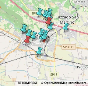 Mappa Via S. Martino della Battaglia, 25038 Rovato BS, Italia (1.4645)