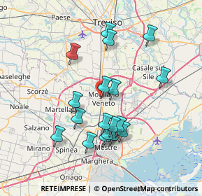 Mappa Galleria Olof Palme, 31021 Mogliano Veneto TV, Italia (6.82389)