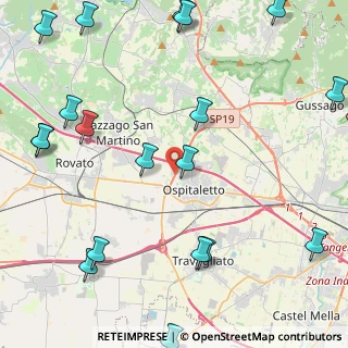 Mappa SP19, 25035 Ospitaletto BS, Italia (6.2955)