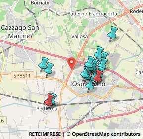 Mappa SP19, 25035 Ospitaletto BS, Italia (1.5575)