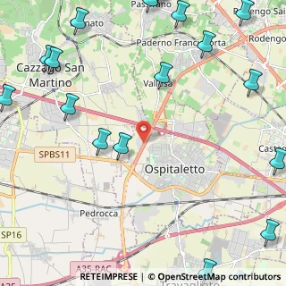 Mappa SP19, 25035 Ospitaletto BS, Italia (3.553)