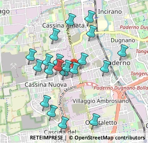 Mappa Via Cassina Nuova, 20037 Paderno Dugnano MI, Italia (0.8915)