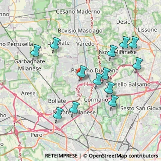 Mappa Via Cassina Nuova, 20037 Paderno Dugnano MI, Italia (4.01846)
