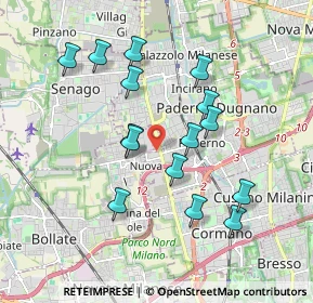 Mappa Via Cassina Nuova, 20037 Paderno Dugnano MI, Italia (1.73333)