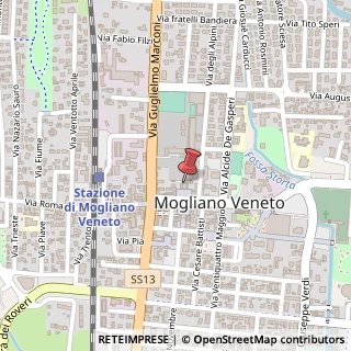 Mappa Piazza Caduti, 8, 31021 Mogliano Veneto, Treviso (Veneto)