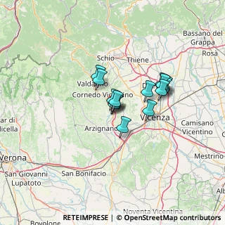 Mappa Via Salvo D'Acquisto, 36070 Trissino VI, Italia (8.87857)