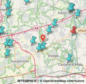 Mappa Masate, 20060 Masate MI, Italia (5.9955)