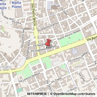 Mappa Via oberdan guglielmo 6, 13900 Biella, Biella (Piemonte)