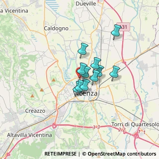 Mappa Via Giuseppe Sirtori, 36100 Vicenza VI, Italia (2.00091)