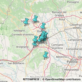 Mappa Via Giuseppe Sirtori, 36100 Vicenza VI, Italia (6.65538)