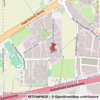 Mappa Via Umberto Boccioni, 6, 20900 Monza, Monza e Brianza (Lombardia)