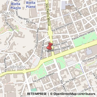 Mappa Via Federico Garlanda, 4, 13900 Biella, Biella (Piemonte)