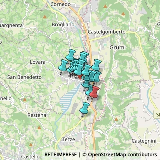 Mappa Via Manni, 36070 Trissino VI, Italia (0.7065)