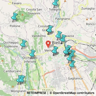 Mappa Via Guido Mentegazzi, 13900 Biella BI, Italia (2.382)