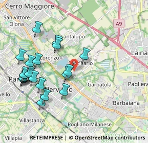 Mappa Via della Favorita, 20014 Nerviano MI, Italia (2.152)