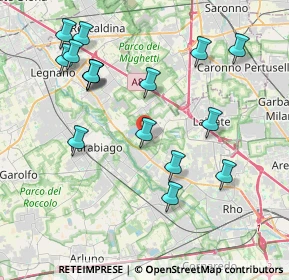Mappa Via della Favorita, 20014 Nerviano MI, Italia (4.25625)