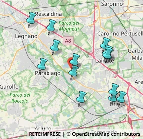 Mappa Via della Favorita, 20014 Nerviano MI, Italia (3.92214)