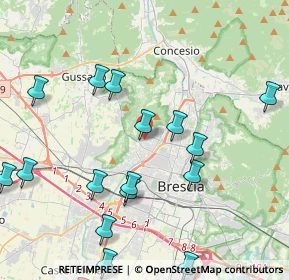 Mappa Quartiere cesare Abba, 25127 Brescia BS, Italia (5.06471)