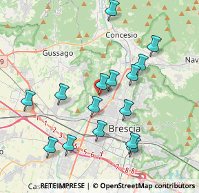 Mappa Quartiere cesare Abba, 25127 Brescia BS, Italia (3.78467)