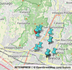 Mappa Quartiere cesare Abba, 25127 Brescia BS, Italia (1.74385)