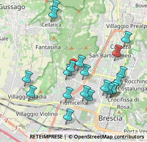 Mappa Quartiere cesare Abba, 25127 Brescia BS, Italia (2.039)