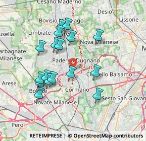 Mappa SS 35 dei Giovi, 20037 Paderno Dugnano MI (3.45706)