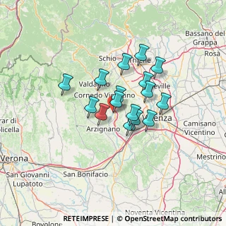 Mappa Via S. Rocco, 36070 Trissino VI, Italia (9.52813)