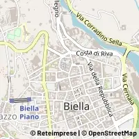 Kaart Biella