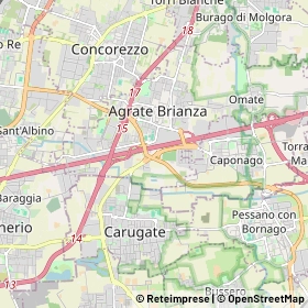 Mappa Agrate Brianza