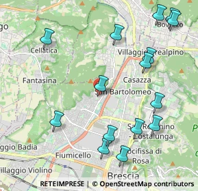 Mappa Via Ragazzi del, 25127 Brescia BS, Italia (2.45267)