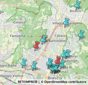 Mappa Via Ragazzi del, 25127 Brescia BS, Italia (2.51222)